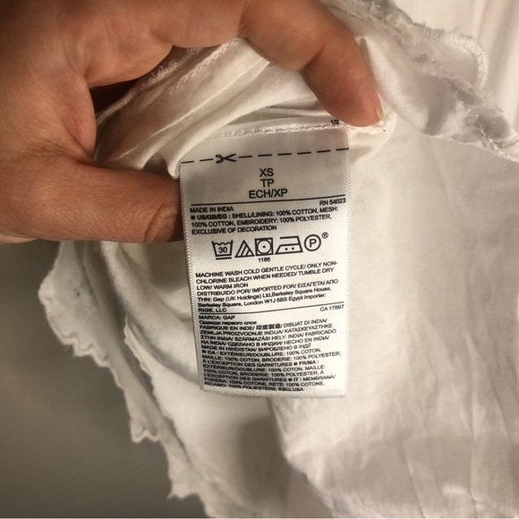 Gap white lace tunic dress XS - Picture 5 of 6